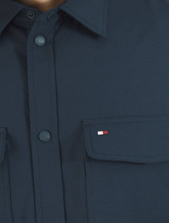 Jaqueta Tommy Hilfiger Performance Nylon Azul Marinho