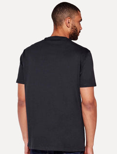 Camiseta Armani Exchange Masculina Milano New York Logo Azul Marinho