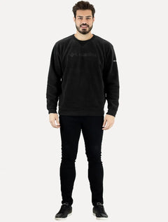 Blusa Columbia Masculina Fleece Steens Mountain Crew 2.0 Preta