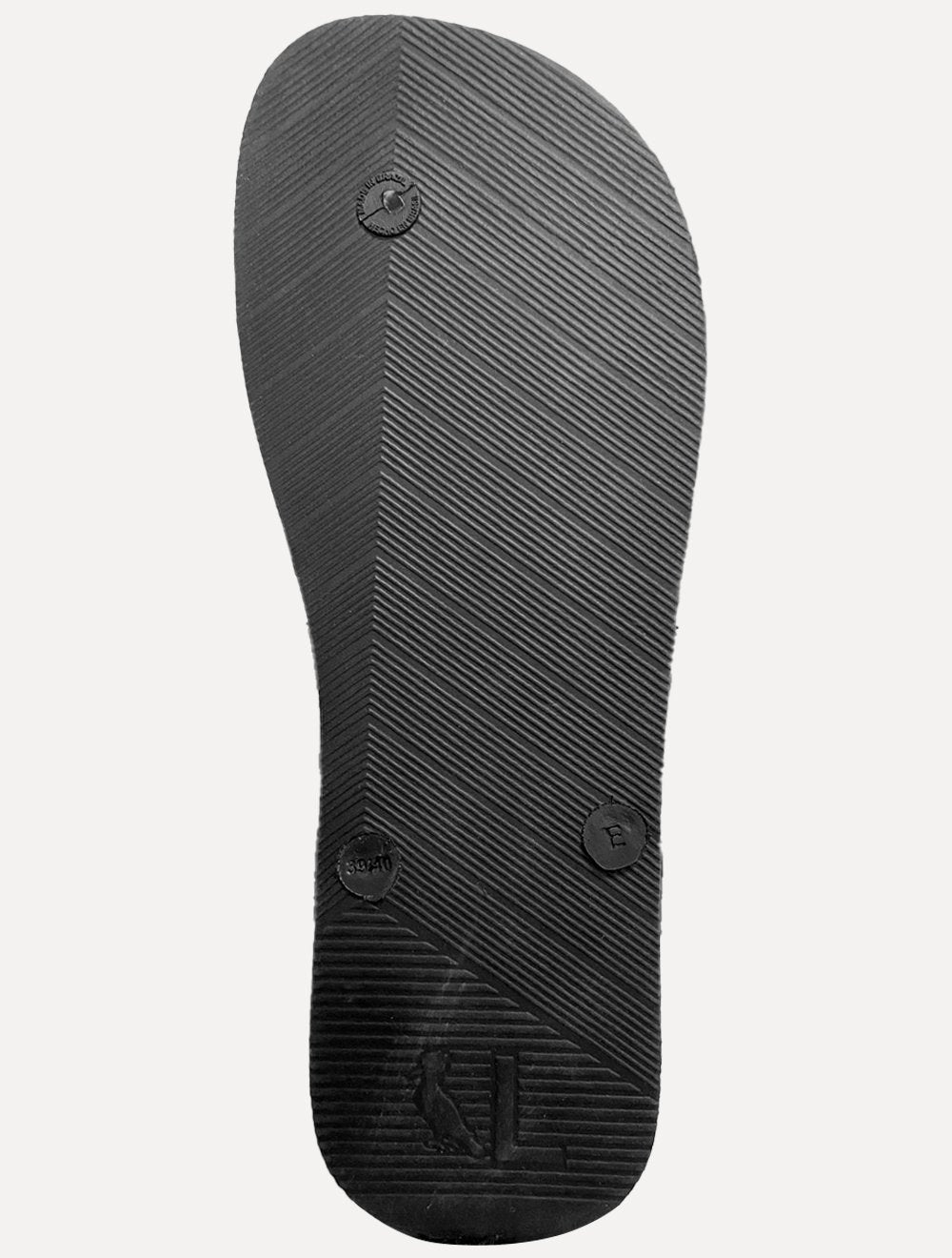 Chinelo Reserva Masculino Pica-Pau Flores Preto