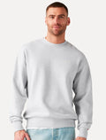 Moletom Levis Masculino Crewneck Authentic Logo Poster Cinza Mescla