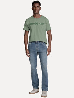 Camiseta John John Masculina Fit Basic Verde Médio