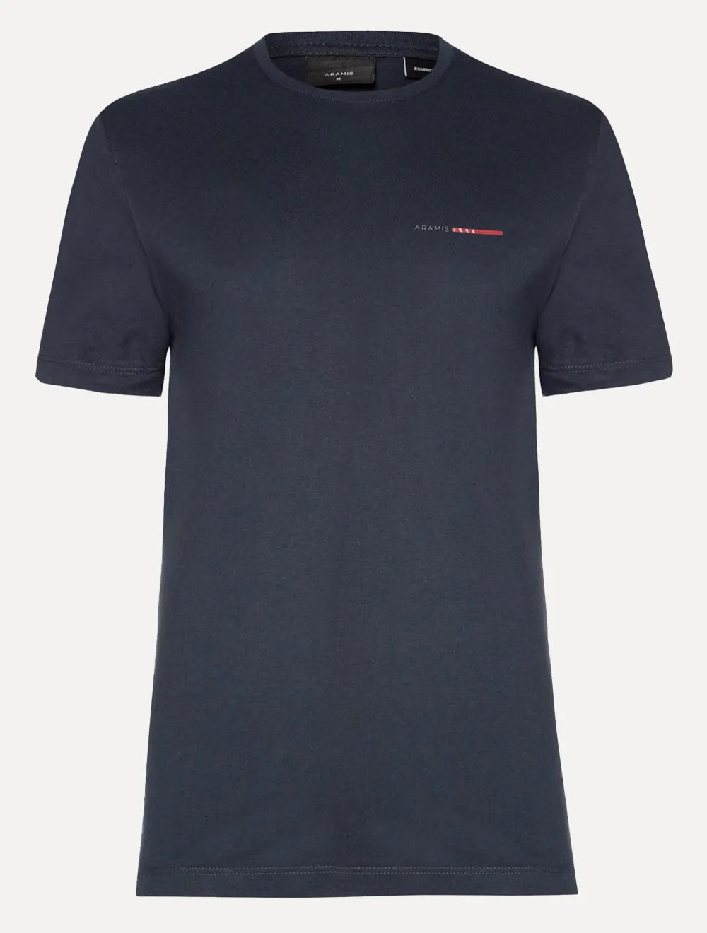 Camiseta Aramis Masculina Estampa Assinatura 1995 Peito Azul Marinho