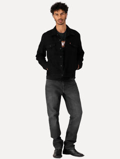Camiseta Levis Masculina Orange Logo Batwing Preta