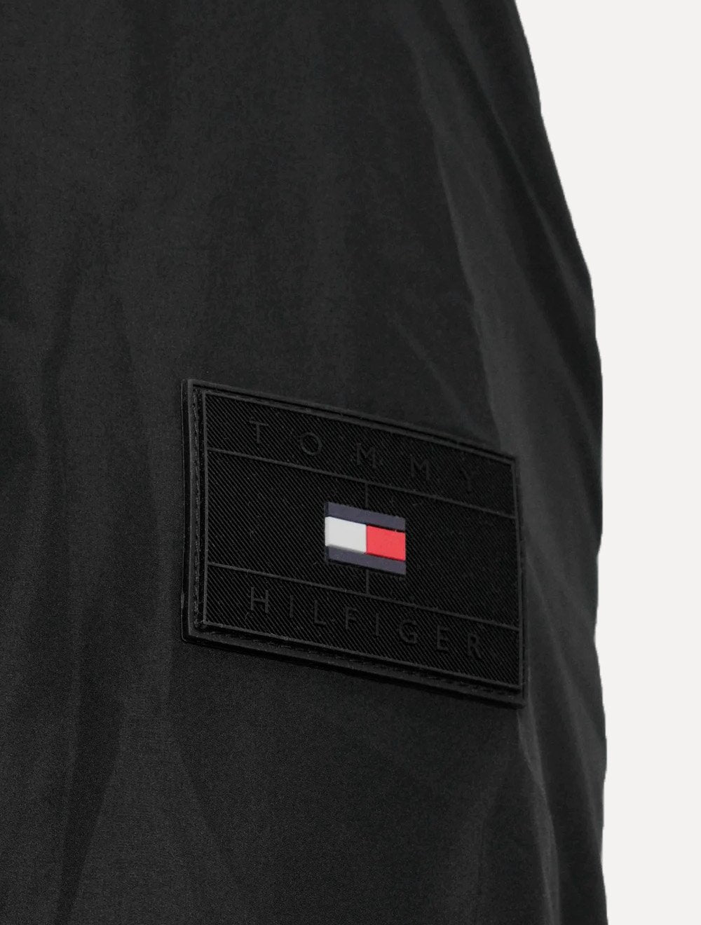 Jaqueta Tommy Hilfiger Branded Rubber Blouson Preta
