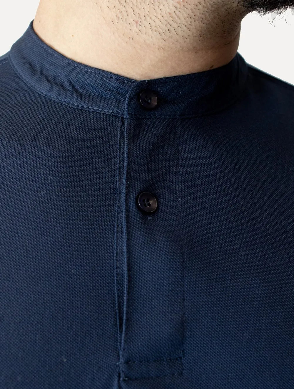 Polo Dixen Masculina Piquet Gola Padre Lisa Azul Marinho