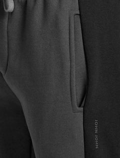 Calça John John Moletom Masculina Regular Double Tones Cinza Escuro