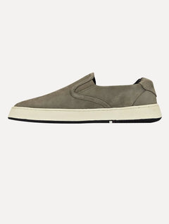 Tênis Osklen Masculino Slip On Iate Bossanova Oil Grafite