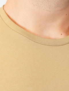 Camiseta King & Joe Masculina Cotton Premium Flex Cáqui