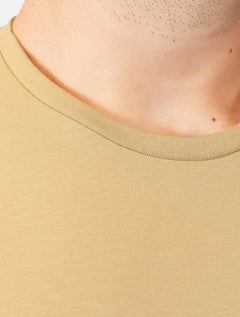 Camiseta King & Joe Masculina Cotton Premium Flex Cáqui