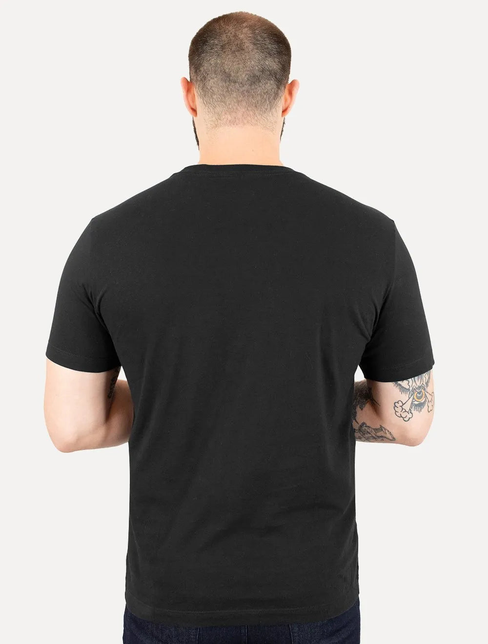 Camiseta Calvin Klein Masculina Piquet Orgânico Cotton Preta
