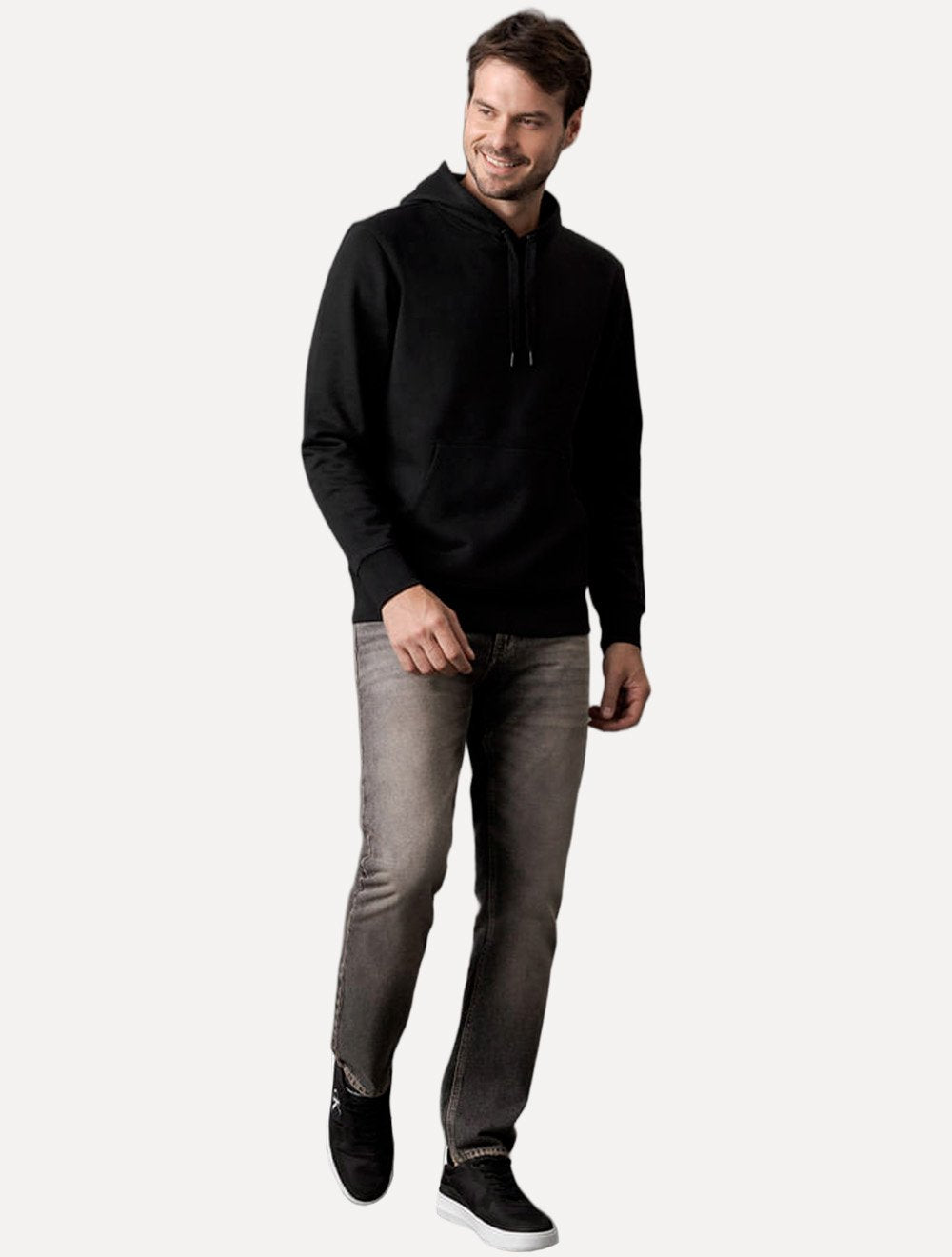 Casaco Calvin Klein Jeans Masculino Cotton CK Bordado Preto