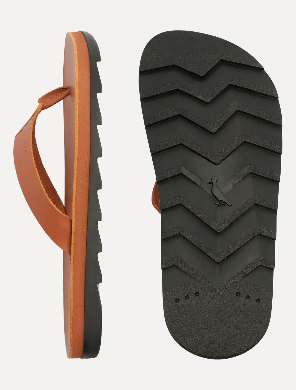 Chinelo Reserva Masculino RSV Deck 2.0 Couro Marrom
