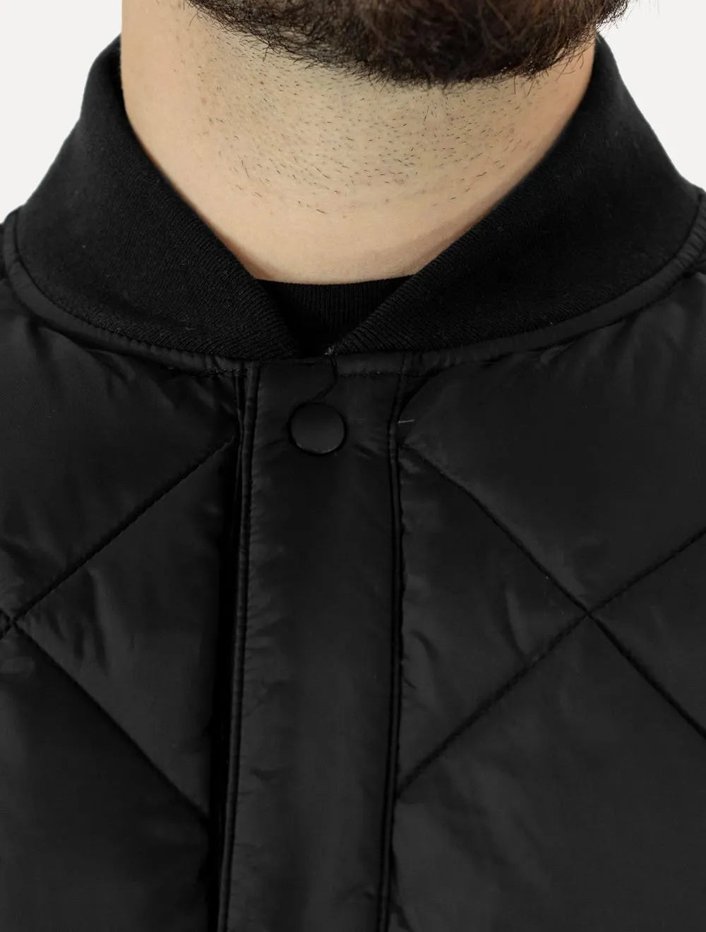 Jaqueta Calvin Klein Jeans Dupla Face Bomber Reversivel Preta