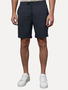 Bermuda Calvin Klein Masculina Essentials Linho Azul Marinho