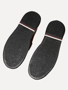 Tênis Osklen Masculino Slip On Soho Black Sole Marrom Café