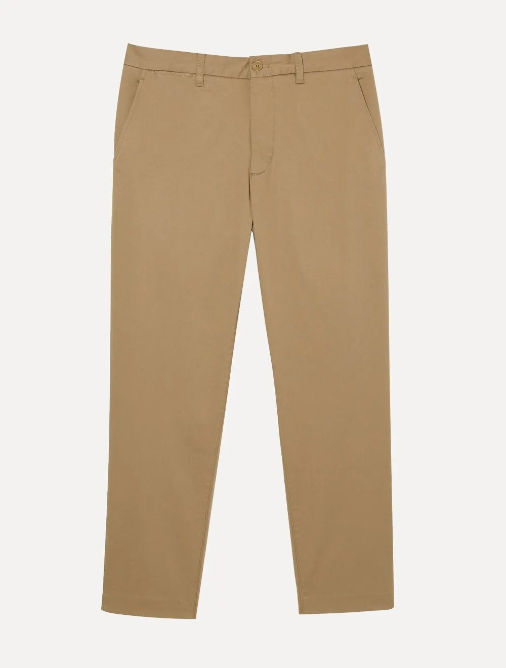 Calça Lacoste Masculina Skinny Sarja Chino Stretch Cotton Cáqui