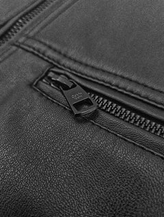Jaqueta Calvin Klein PU Pocket Preta