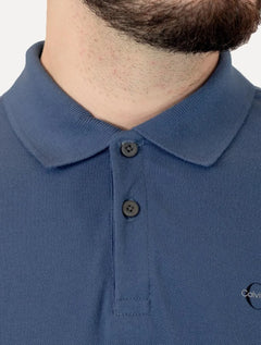 Polo Calvin Klein Jeans Masculina Piquet Regular Fit Re Issue Indigo