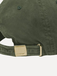 Boné Ellus Masculino Metal Gold Logo Verde Militar