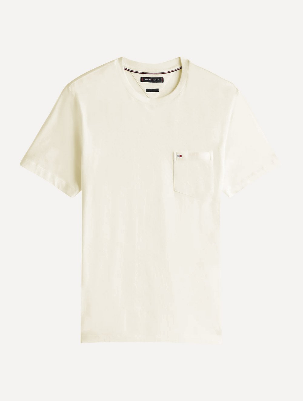Camiseta Tommy Jeans Masculina Regular Pocket Creme