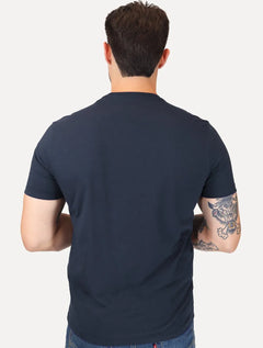 Camiseta Guess Big Logo Los Angeles Bordado Azul Marinho