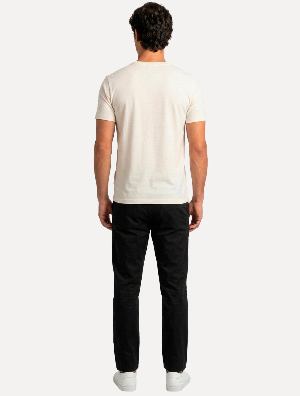 Camiseta John John Masculina Slim Fit Haze Off White