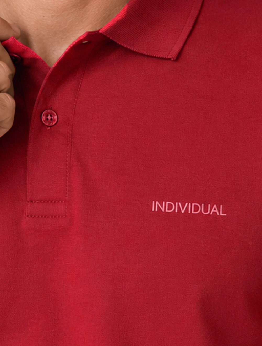 Polo Individual Masculina Comfort Pima Soft Touch Vermelho