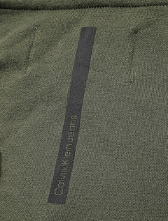 Moletom Calvin Klein Jeans Masculino Hoodie CK Bordado Verde Militar