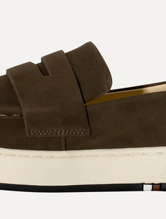 Tênis Osklen Masculino Slip On Soho Black Sole Marrom Café