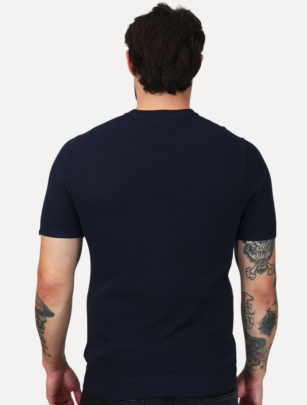 Polo Dixen Masculina Tricot Manga Curta Verde