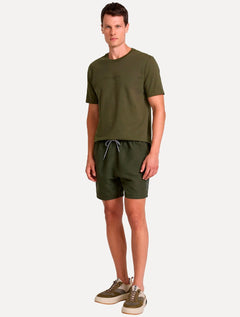 Short John John Masculino Fiji Dark Verde Escuro
