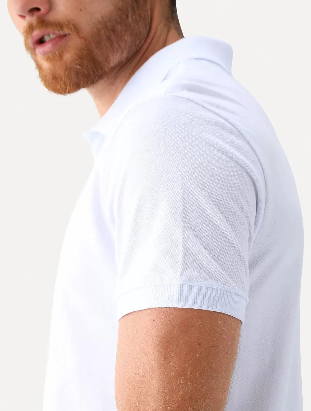 Polo Ellus Masculina Piquet Classic Branca