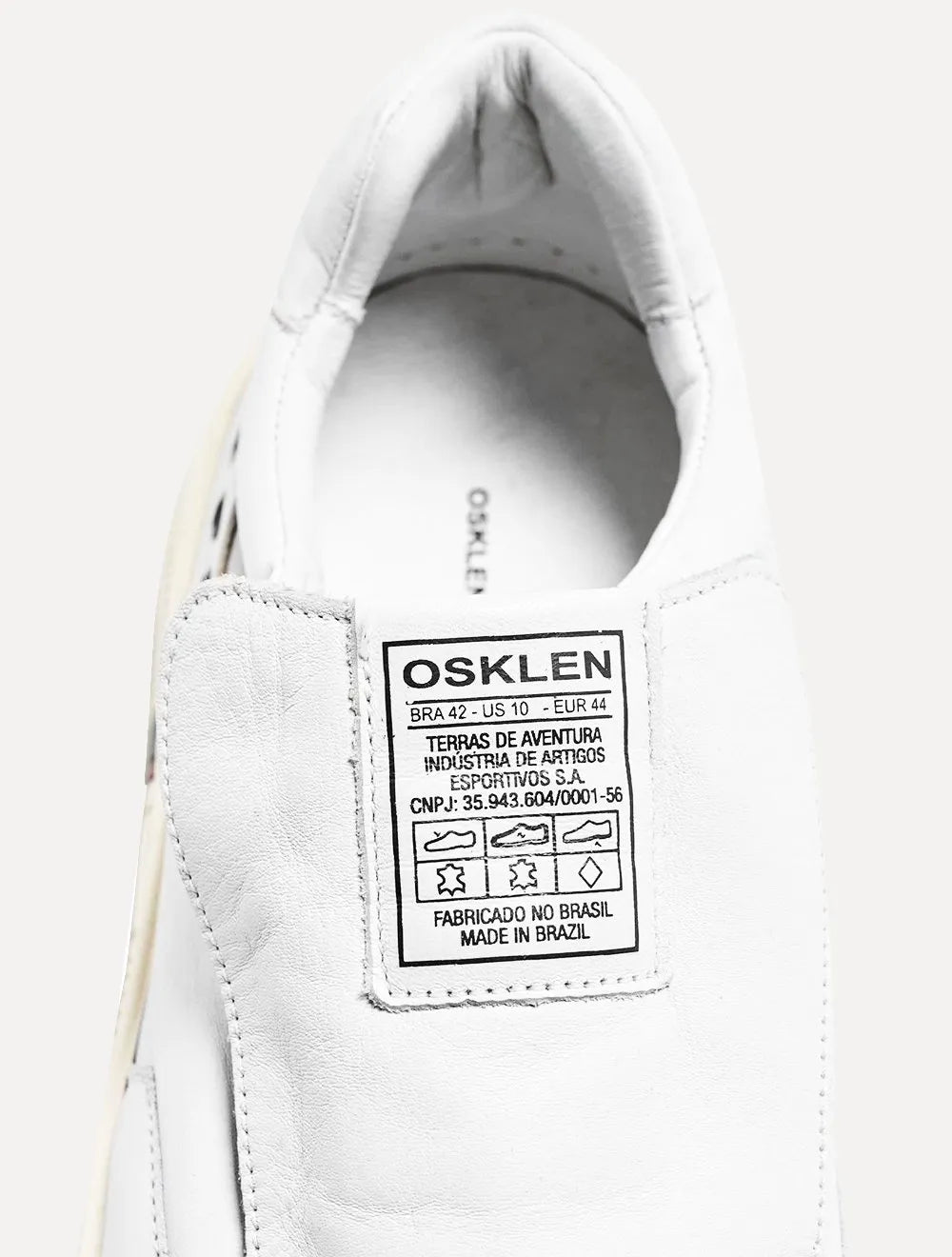 Tênis Osklen Masculino Slip On Hybrid Bare Branco