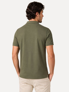 Polo John John Masculina Slim Fit New Simple Basic Verde Militar