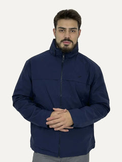 Jaqueta Ellus Masculina Nylon Paper W Hood Azul Marinho