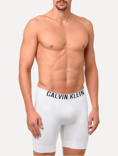 Cueca Calvin Klein Long Boxer Intense Power Seamless Eco Branca