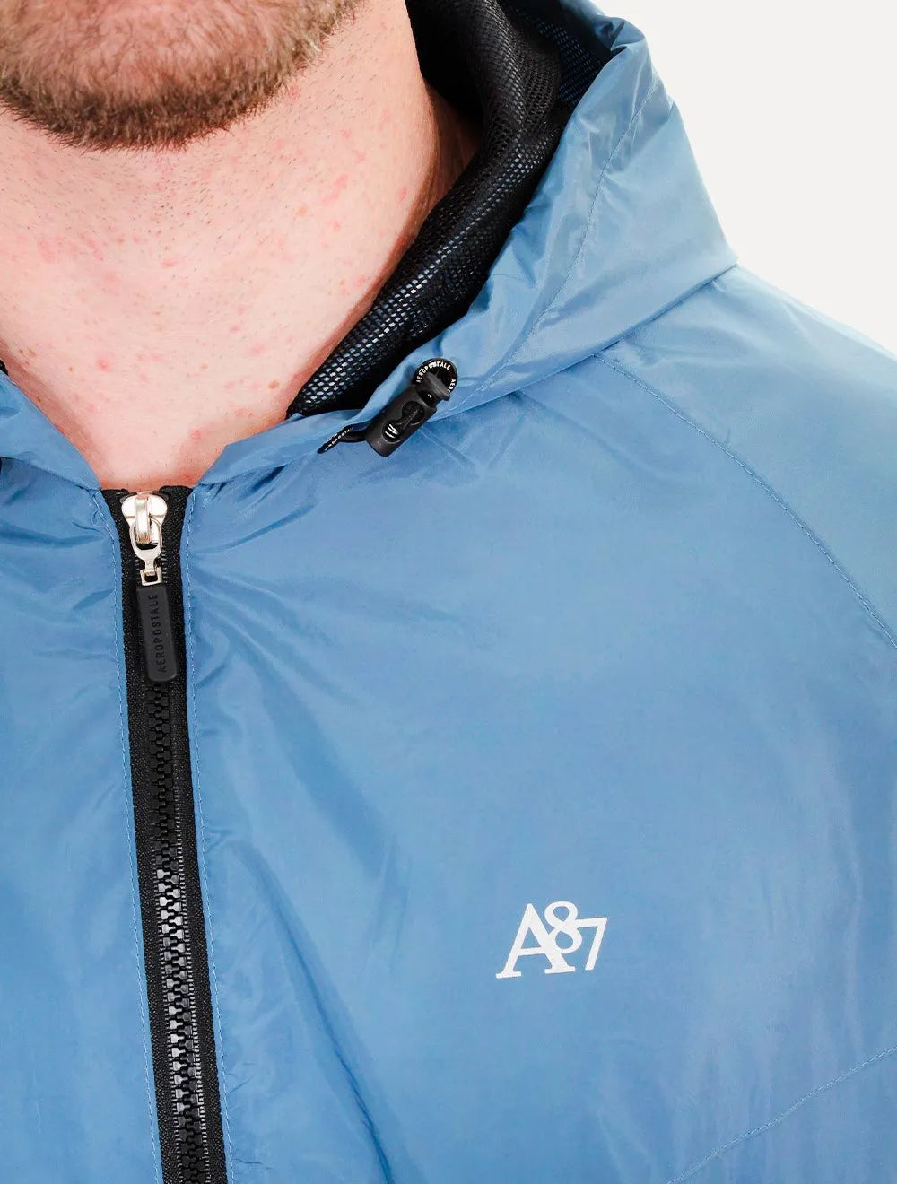 Jaqueta Aeropostale Masculina Corta-Vento A87 Azul Índigo