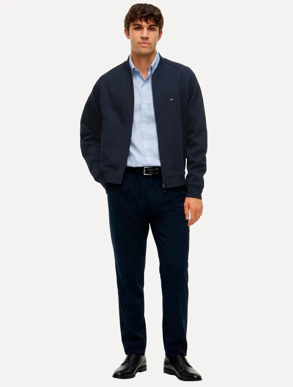 Moletom Tommy Hilfiger Masculino Essential Intechno Bomber Azul Marinho
