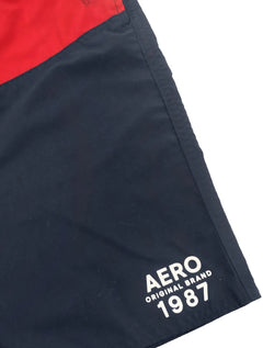Bermuda Aeropostale Masculina Boardshorts Red Sash Original Vermelho/ Azul Marinho