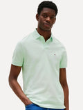 Polo Tommy Hilfiger Masculina Regular Piquet 1985 Verde Claro