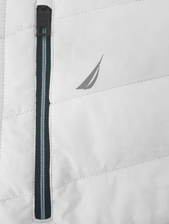 Jaqueta Nautica Masculina Rainbreaker Active Stretch Pocket Sash Marinho/Off-White