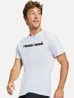 Camiseta Reserva Masculina Regular Vamoqvamo Branca
