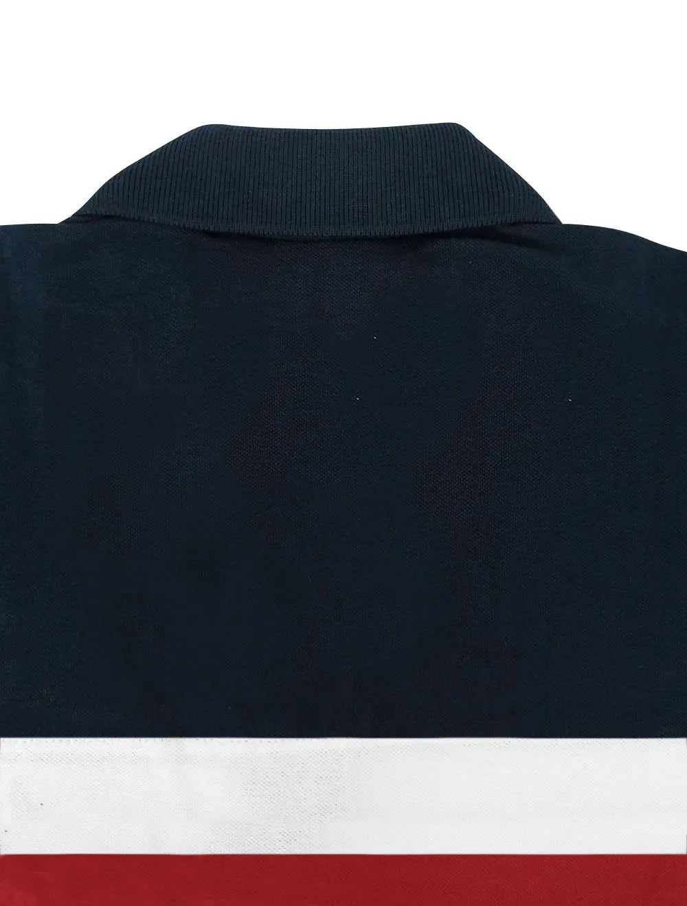 Polo Nautica Masculina Piquet Colorblock Sail Branca/Vermelha/Marinho