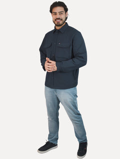 Jaqueta Tommy Hilfiger Performance Nylon Azul Marinho