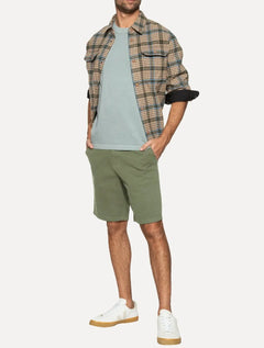 Bermuda Aramis Masculina Flame Texture Verde Militar