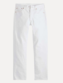 Calça Levis Jeans Masculina Straight 501 Original Branca