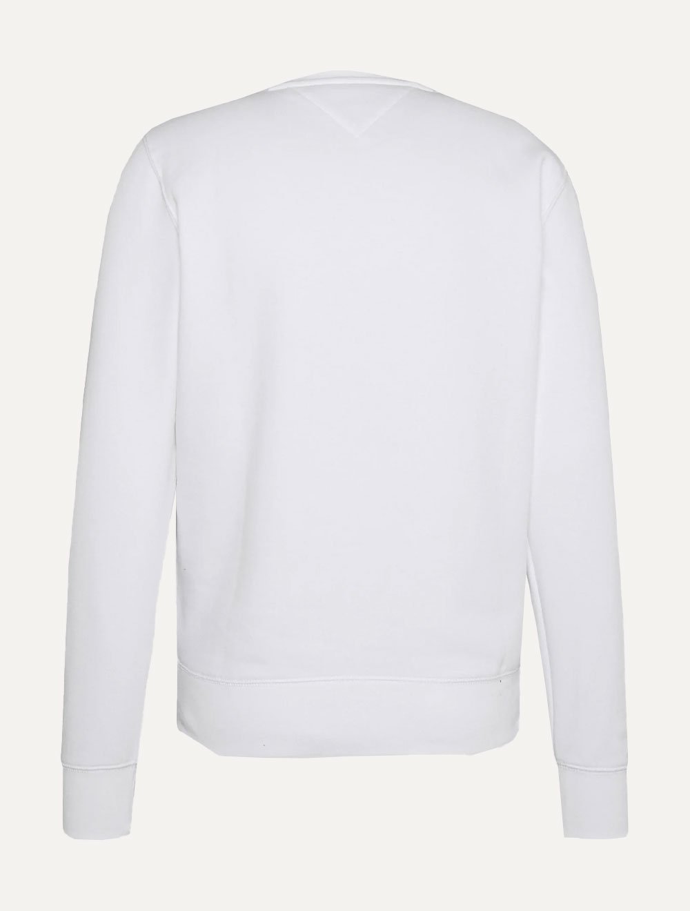 Moletom Tommy Hilfiger Masculino Fleece Logo Crewneck Branco