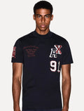 Camiseta Armani Exchange Masculina Regular Multi-Logo Azul Marinho