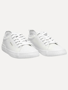 Tênis Aramis Masculino Couro Recortes Deep Leather Off-White